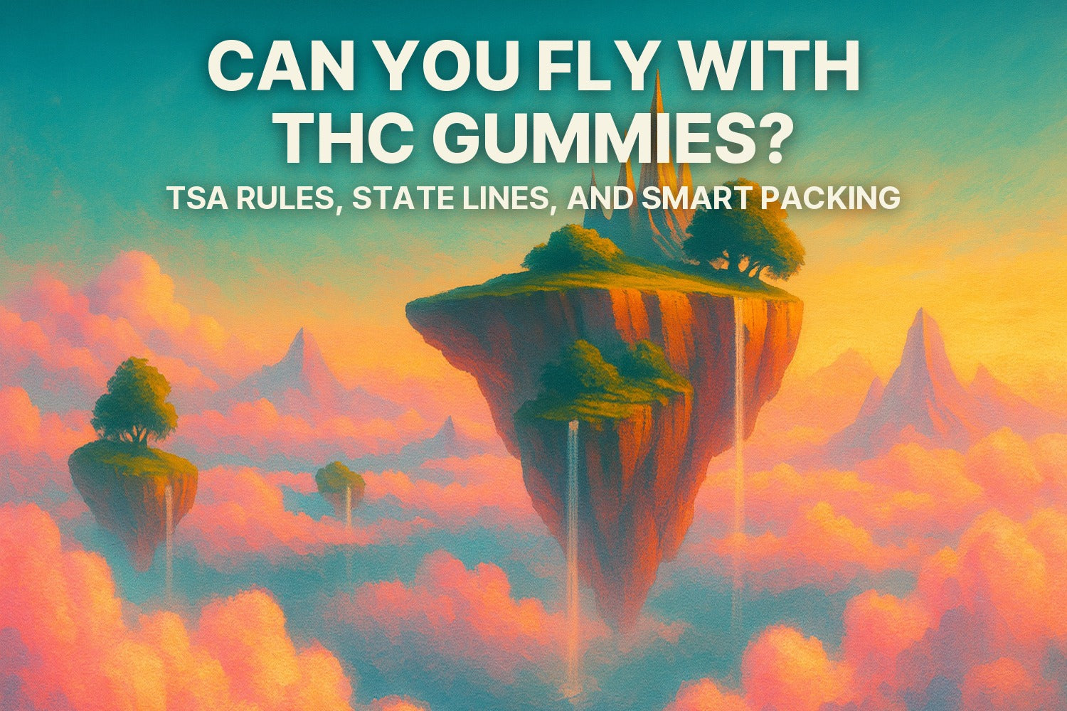 Can You Fly with THC Gummies? TSA Rules, State Lines, and Smart Packing
