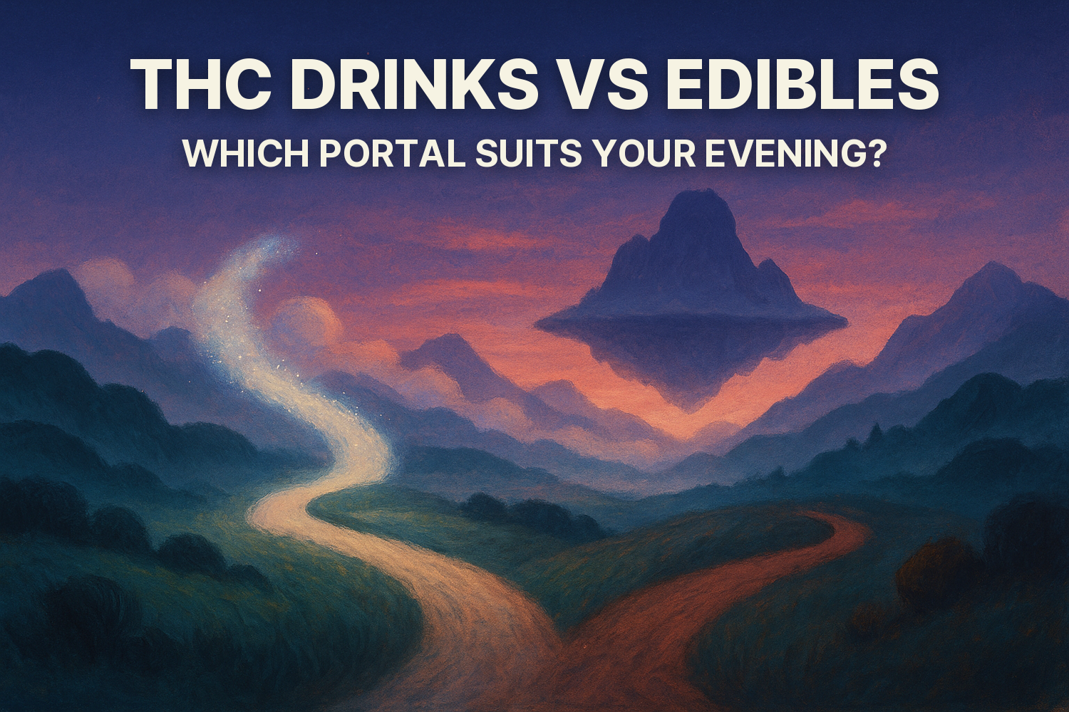 THC Drinks vs Edibles: Which Portal Suits Your Evening in 2026?