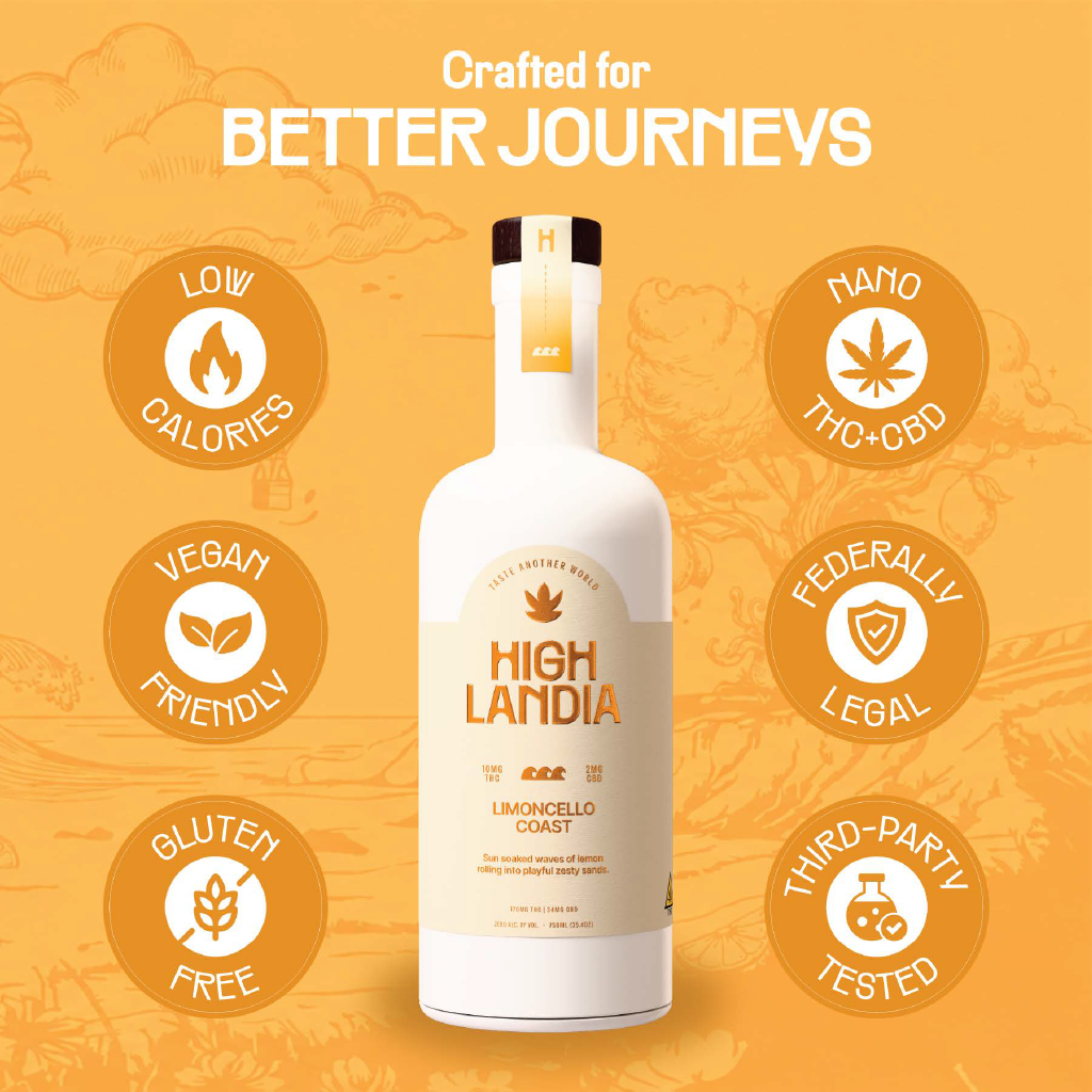 Limoncello Coast THC Elixir, 750mL
