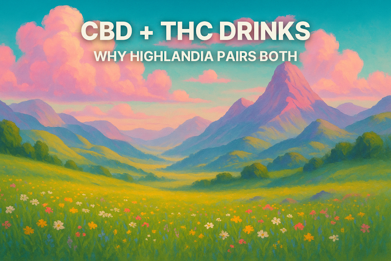 CBD + THC Drinks: Why Highlandia Pairs Both in Every Can
