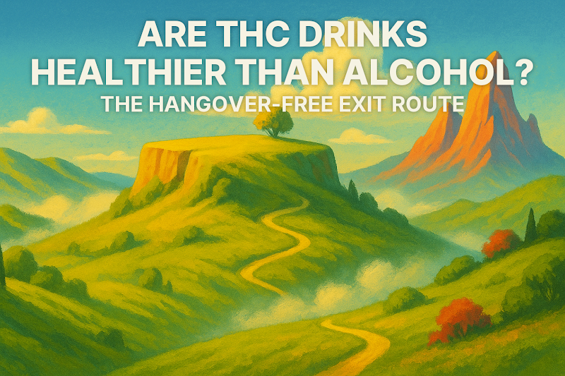 Are THC Drinks Healthier Than Alcohol? The Hangover-Free Exit Route
