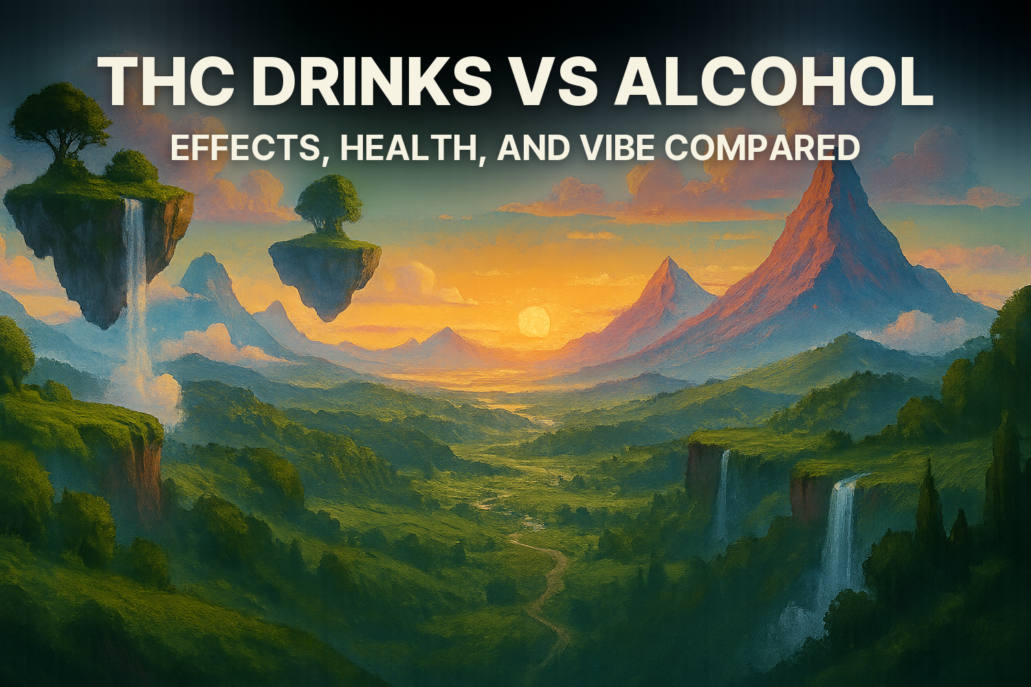 THC Drinks vs Alcohol: Effects, Health, and Vibe Compared