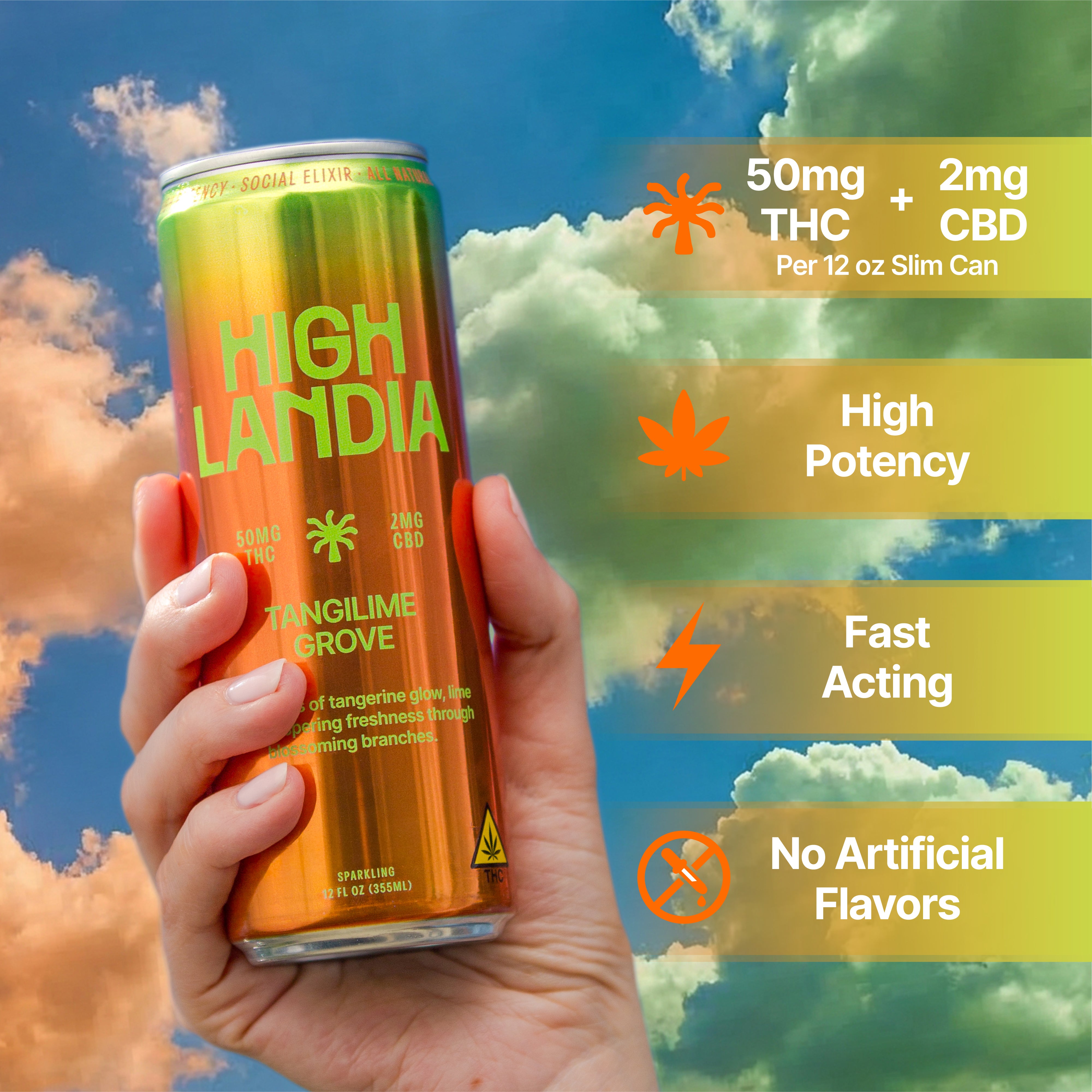 Tangilime Grove 50mg THC Drink — Highlandia