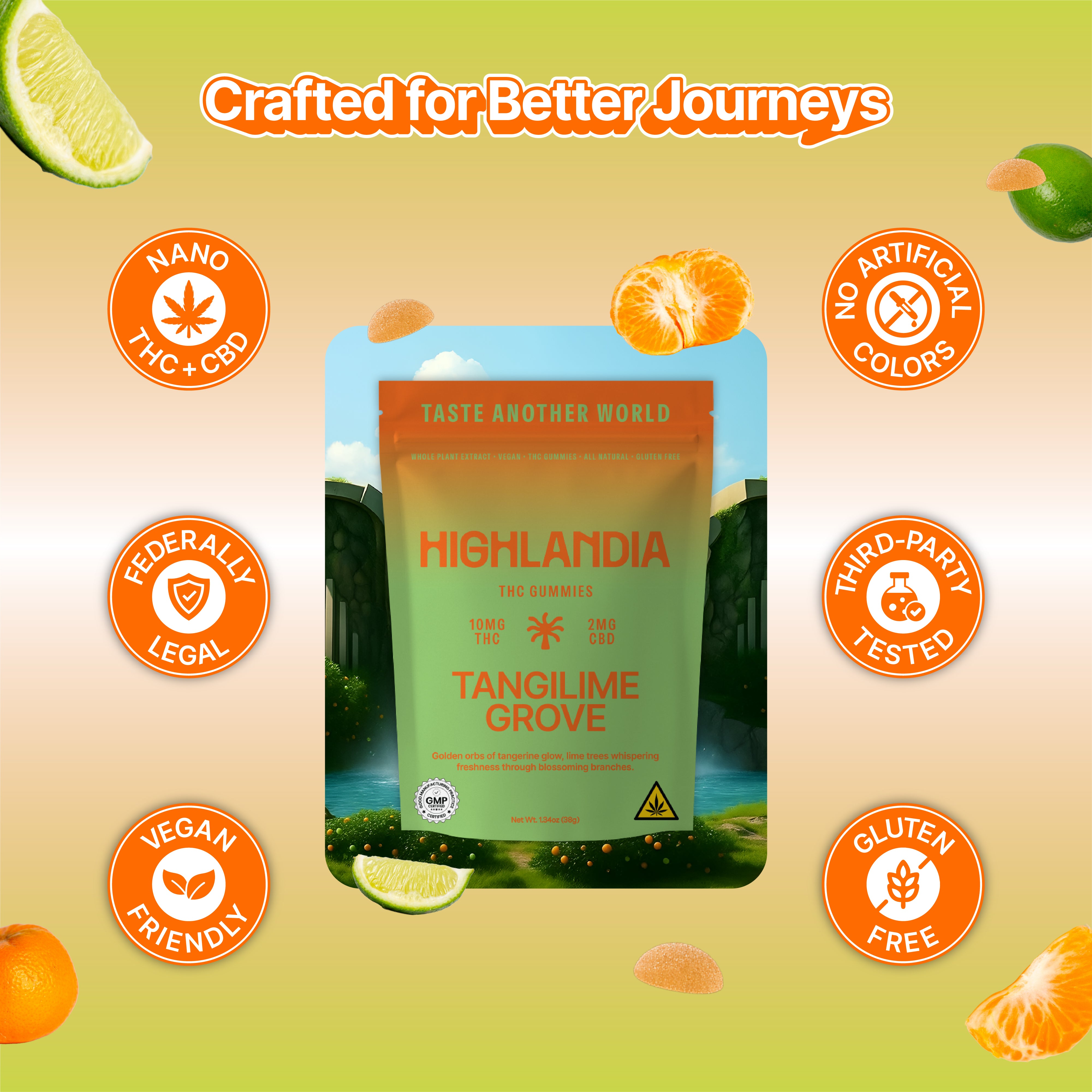 Tangilime Grove THC Gummies, 10mg
